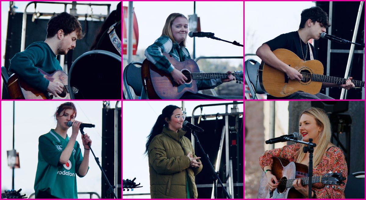 Six SERC Music students preforming individually at the  Music City Irish Fest in Nashville